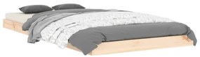 Estrutura de cama de solteiro 90x190 cm pinho maciço
