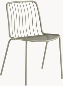 Cadeiras de jardim empilháveis Alisea, conjunto de 2