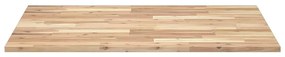 Tampo de mesa retangular 100x80x2 cm madeira de acácia maciça