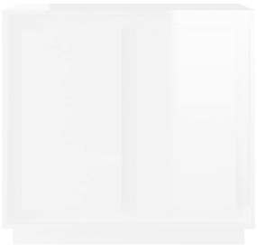 Aparador 80x34x75 cm derivados de madeira branco brilhante