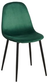 Cadeira Teok Black Veludo - Verde