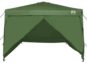 Tenda de Toldo Verde 300 x 300 x 227 / 236 / 245 cm Tecido Oxford