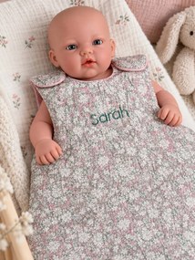 Saco de bebé para boneca personalizável estampado rosa