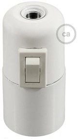 Kit de casquilho E27 em baquelite com interruptor