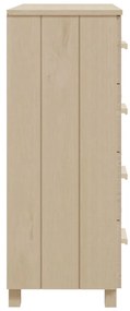 Aparador HAMAR 79x40x103,5 cm pinho maciço castanho-mel