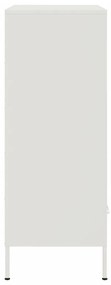 Móvel alto 68x39x101,5 cm aço branco