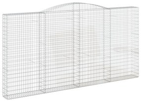 Cestos gabião arqueados 9pcs 400x30x200/220cm ferro galvanizado