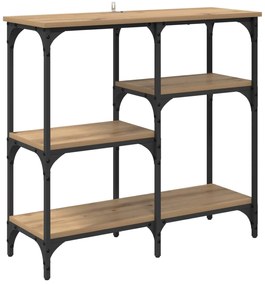 vidaXL Aparador Carvalho Artesanal 80 x 29 x 75 cm Madeira processada