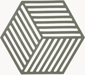 Bases para copos em silicone Hexagon, conjunto de 6