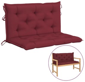 Almofadão para cadeira de baloiço 100 cm tecido vermelho tinto