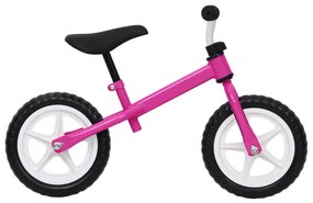 Bicicleta de equilíbrio com rodas de 11" rosa