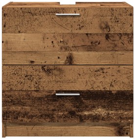 gabinete para pia Madeira Antiga 59x37x59 cm Madeira Industrializada