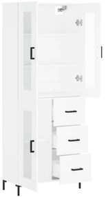 Armário alto 69,5x34x180 cm derivados de madeira branco