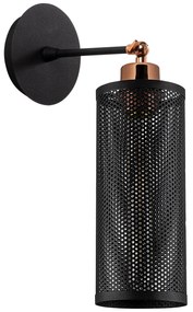 Candeeiro de Parede Amasra – Preto – 10x36 cm