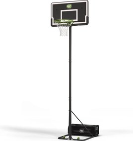 Cesto de basquetebol NovaStar com altura ajustável em 10 alturas preto