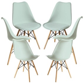 Pack 6 Cadeiras Tilsen - Celadon