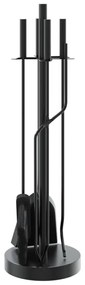 Conjunto de ferramentas para lareira 5 pcs 18x66 cm aço