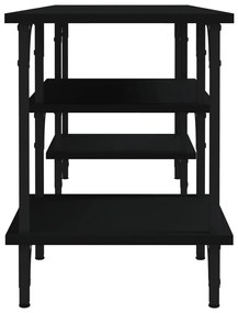Móvel para TV 102x35x45 cm derivados de madeira preto
