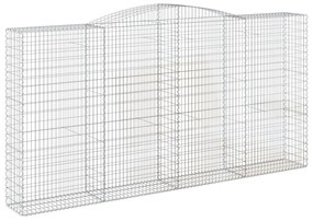 Cestos gabião arqueados 5pcs 400x50x200/220cm ferro galvanizado