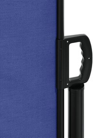 Toldo lateral retrátil 140x1200 cm azul