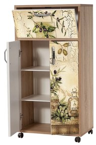 Armário Multiusos Kiler – Carvalho Sonoma – 60x116x36 cm