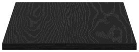 Prateleiras 4 pcs Carvalho Preto 40x30x1,5 cm Madeira Engenharia