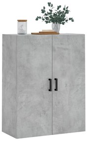 Armário de parede 69,5x34x90 cm cinzento cimento