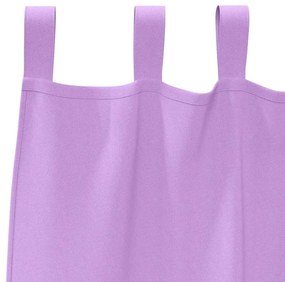 Cortinas com cortinas 2 pcs Roxo 245 x 140 cm Poliéster