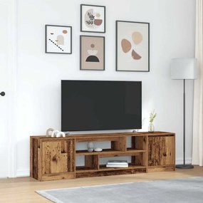 vidaXL Móvel de TV 188,5x41x50 cm derivados de madeira madeira velha