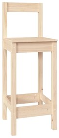 7 pcs conjunto de bar pinho maciço