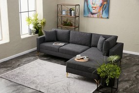 Sofá de Canto Berlin – Antracite – 258x83x181 cm
