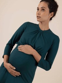 Vestido para grávida, Jenna LS da ENVIE DE FRAISE verde-abeto