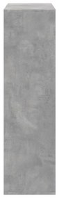 Estante divisória 69,5x29x103,5 cm deriv. madeira cinza cimento