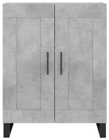 Armário alto 69,5x34x180 cm derivados de madeira cinza cimento