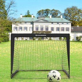 Conjunto de 2 balizas de futebol para crianças Pop up 90 x 120 x 90 cm em Pretas