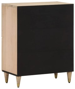 Móvel de apoio 60x33x75 cm madeira de mangueira maciça