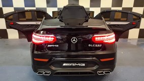 Carro elétrico de criança Mercedes GLC  1 pessoa pintado de preto