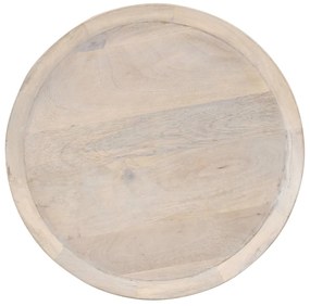 Mesa de apoio Ø60x75 cm madeira de mangueira maciça