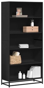 Estante 80,5x35x170,5 cm derivados de madeira preto