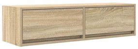 Estante de TV vidaXL Carvalho Sonoma 100x31x25,5 cm Madeira engenheira