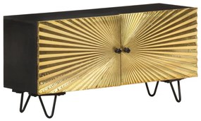 Móvel de TV 90x30x45 cm madeira de mangueira maciça