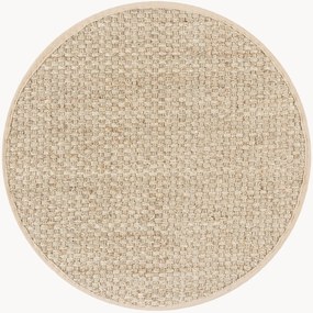 Tapete redondo de pelo curto em erva marinha Natural Fibers