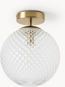 Candeeiro de teto pequeno de vidro Lorna