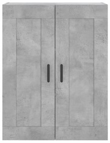 Armário alto 69,5x34x180 cm derivados de madeira cinza cimento