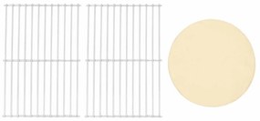Forno para pizza e churrasqueira de exterior 3-em-1 preto
