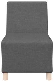 Cadeira de Sofá Cinza Claro 55 cm em Tecido 2 pcs