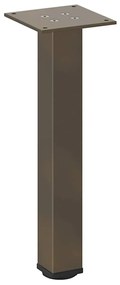 Pés para mesa de centro 4 peças aço natural 30-32 cm aço