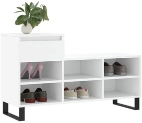 Sapateira 102x36x60 cm derivados de madeira branco