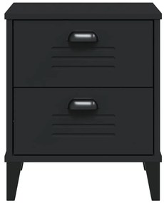 Mesa de cabeceira VIKEN derivados de madeira preto