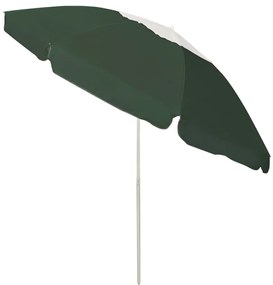 Guarda-sol de praia 240 cm verde